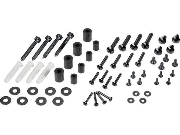 SpeaKa Professional SP-2110012, 2,03 m (80"), 75 x 75 mm, 800 x 400 mm, -15 - 5°, Stål, Svart