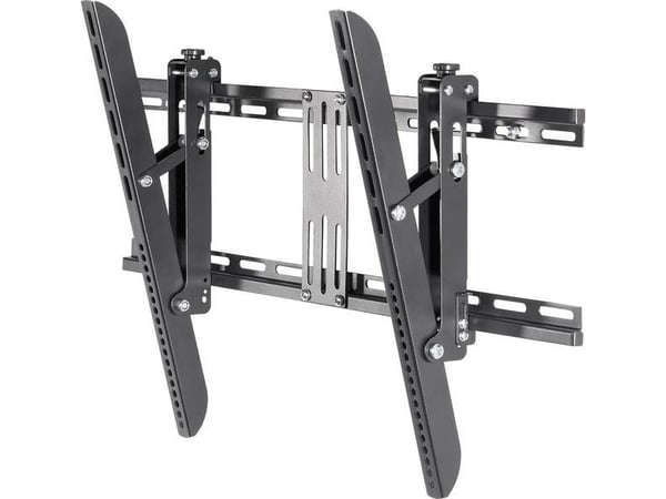 SpeaKa Professional SP-3957092, 160 cm (63"), 200 x 200 mm, 600 x 400 mm, -15 - 0°, Stål, Svart