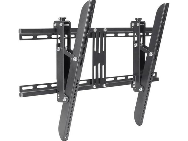 SpeaKa Professional SP-3957092, 160 cm (63"), 200 x 200 mm, 600 x 400 mm, -15 - 0°, Stål, Svart