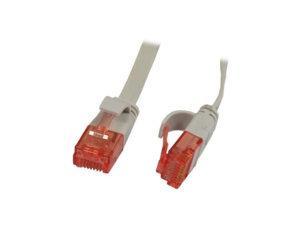 patchkabel RJ45 CAT6 250 MHz 0,5 m grå UTP flat Synergy 21