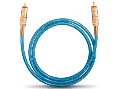 OEHLBACH 10703, RCA, Hanstik, RCA, Hanstik, 3 m, Blå