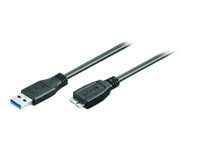 MicroConnect - USB-kaapeli - Micro-USB Type B (han) til USB Type A (han) - USB 3.0 - 50 cm - lajittelu - lajittelu