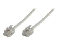 MicroConnect Modular - Telefonkabel - RJ-11 (6 pin) (hann) til RJ-11 (6 pin) (hann) - 2 m
