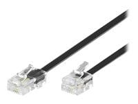 MicroConnect Modular - Verkkokaapeli - RJ-11 (han) til RJ-45 (han) - 3 m - lajittelu