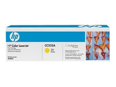 HP 304A - keltainen - alkuperäinen - LaserJet - värikasetti (CC532A) - Color LaserJet CM2320fxi, CM2320n, CM2320nf, CP2025, CP2025dn, CP2025n, CP20...