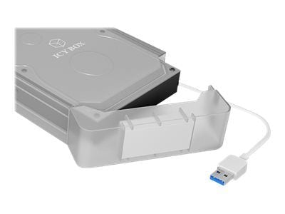 ICY BOX IB-AC705-6G - Drevkabinett - 2,5" / 3,5" delt - SATA 6Gb/s - USB 3.0 - hvit