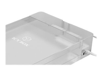 ICY BOX IB-AC705-6G - Drevkabinett - 2,5" / 3,5" delt - SATA 6Gb/s - USB 3.0 - hvit