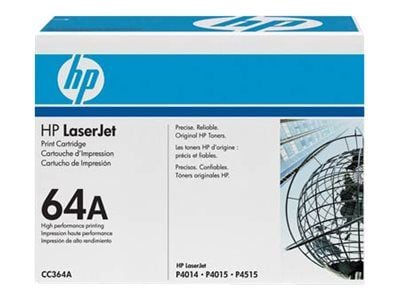 HP 64A - Svart - original - LaserJet - tonerpatron (CC364A) - for LaserJet P4014, P4015, P4515
