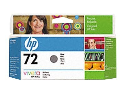 HP 72 - 130 ml - grå - original - DesignJet - blekkpatron - for DesignJet T1100, T1100ps, T1200, T1200ps, T1300, T610, T620, T770, T790
