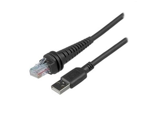 Honeywell CBL-MAG-300-S00, Musta, 3 m, RS-232, USB, Xenon, Voyager, Hyperion, Granit, CE