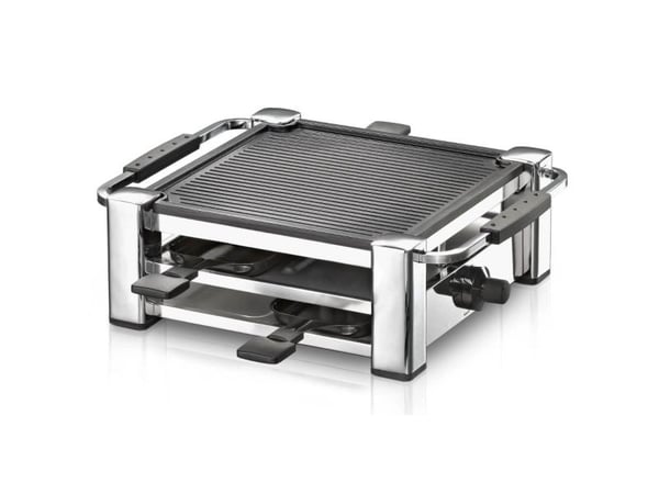 Rommelsbacher RCC 1000 Fashion - Raclette/grill - 1 kW - krom