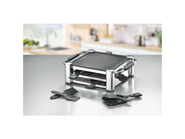 Rommelsbacher RCC 1000 Fashion - Raclette/grill - 1 kW - krom