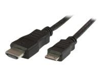 MicroConnect - HDMI-kabel - HDMI hane till 19 pin mini HDMI Type C hane - 2 m
