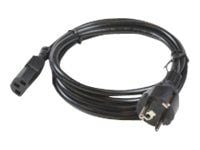 MicroConnect - Strömkabel - IEC 60320 till IEC 60320 - 1.8 m - svart
