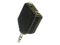 MicroConnect - Äänenjakaja - stereo minijakki (uros) stereo minijakki (naaras) - stereo minijakki (naaras)