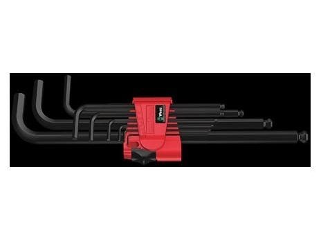 Wera 950/9 Hex-Plus - L-nøkkelsett - 9 deler - inn clip-holder