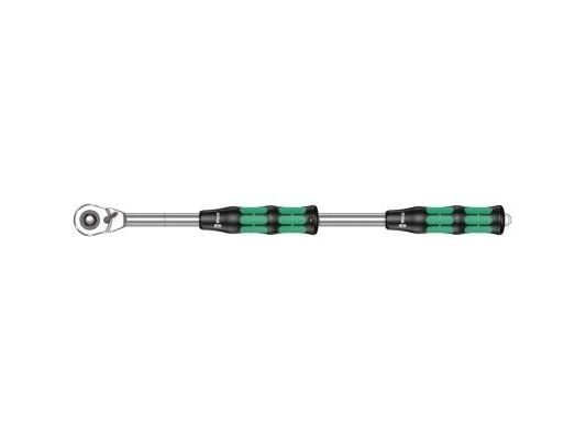 Wera Zyklop Hybrid Set, Pipenøkkelsett, 2 stykker, Sort, Kromfarget, Grønn, CE, Skrallehåndtak, 1 stykker
