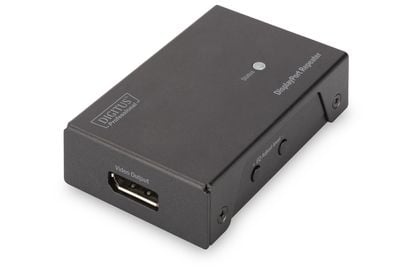 Digitus DS-52900, DisplayPort, 3840 x 2160 piksler, Sort, 20 m, 12 x 80 x 50 mm, 155 g