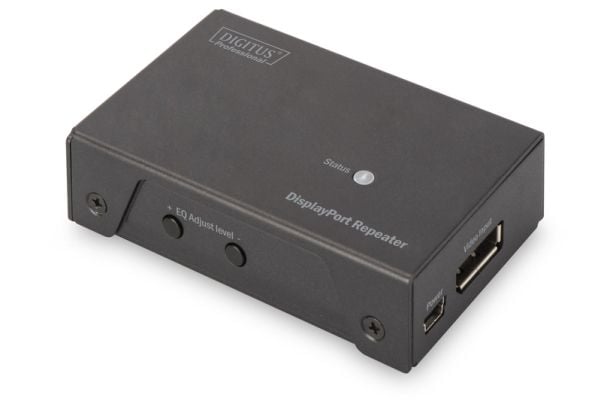 Digitus DS-52900, DisplayPort, 3840 x 2160 piksler, Sort, 20 m, 12 x 80 x 50 mm, 155 g