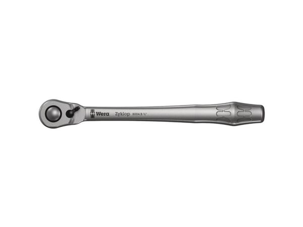 Wera 8004 B, Pipenøkkel, 1 stykker, Kromfarget, CE, Skrallehåndtak, 3/8"
