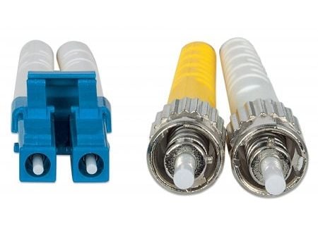 Intellinet 474016, 1 m, LC, ST, Gul