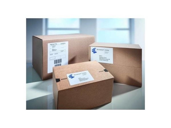 Avery Zweckform - Papir - permanet adhesiv - hvit - 199.6 x 143.5 mm 600 etikett(er) (300 ark x 2) forsendelsesetiketter