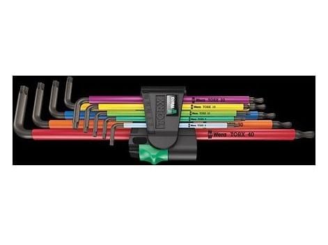 Wera 967/9 TX XL - L-nøkkelsett - 9 deler - inn holder