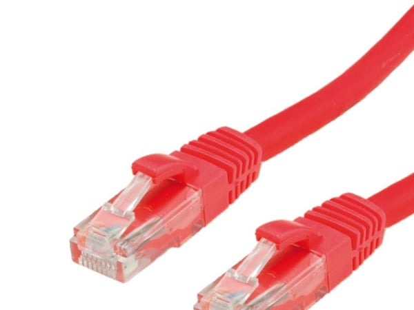 VALUE 21.99.1061, 5 m, Cat6, U/UTP (UTP), RJ-45, RJ-45, Rød