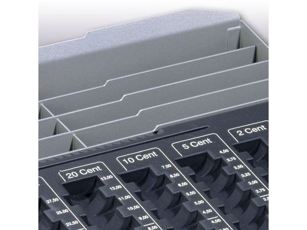 Durable €UROBOARD XL, Metall, Antrasitt, Grå, 328 mm, 286 mm, 59 mm