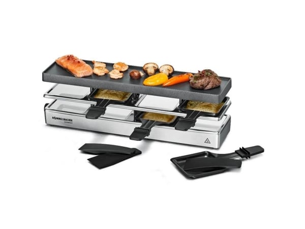 Rommelsbacher RC 800, 4 person(er), Aluminium, 1 zone(s), Svart, Sølv, Rektangulær, Status