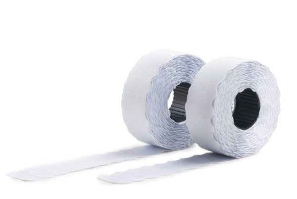 Avery PLP1626 - Papir - permanent lim - hvit - 26 x 16 mm 12000 etikett(er) (10 rull(er) x 1200) prislappetiketter