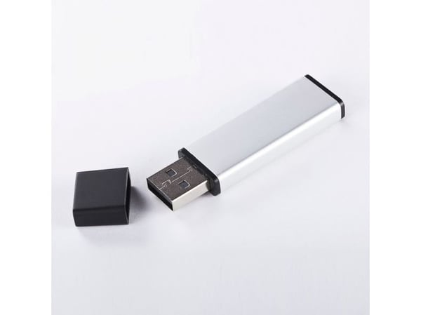xlyne ALU, 2 GB, USB A-tyyppi, 2.0, Suojus, 7 g, Musta, Hopea