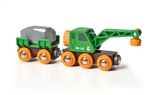 BRIO World 33698 Nosturilla varustettu junavaunu