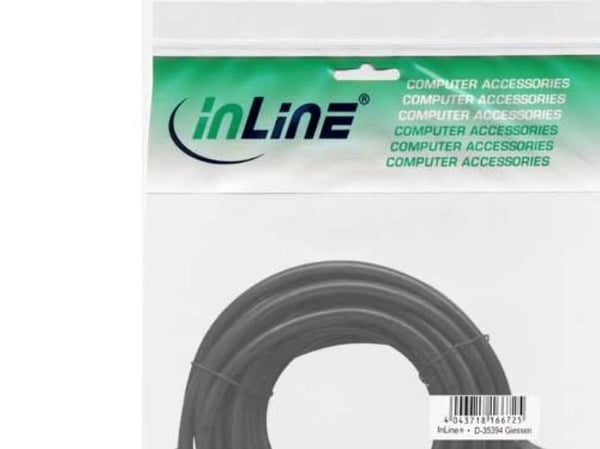 InLine 16410, 10 m, Sort, 1,5 mm², 1,15 kg, 175 mm, 205 mm, 175 mm, 205 mm