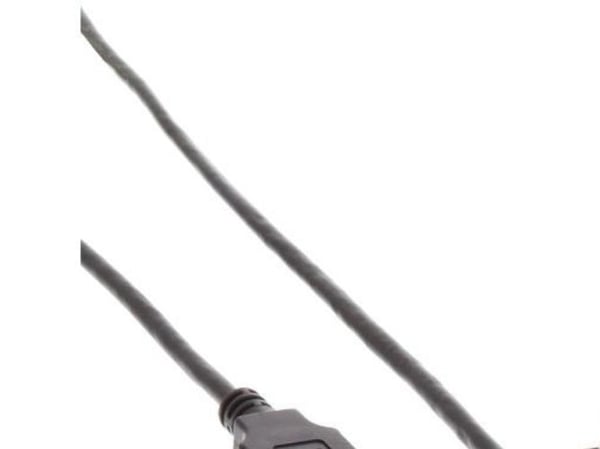 InLine 34210, 1 m, USB A, Mini-USB B, USB 2.0, Hankjønn/hankjønn, Sort
