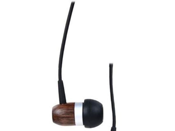 InLine 55357, Koblet med ledninger (ikke trådløs), 20 - 20000 Hz, Samtaler/musikk, 21 g, Hodetelefoner, Valnøtt