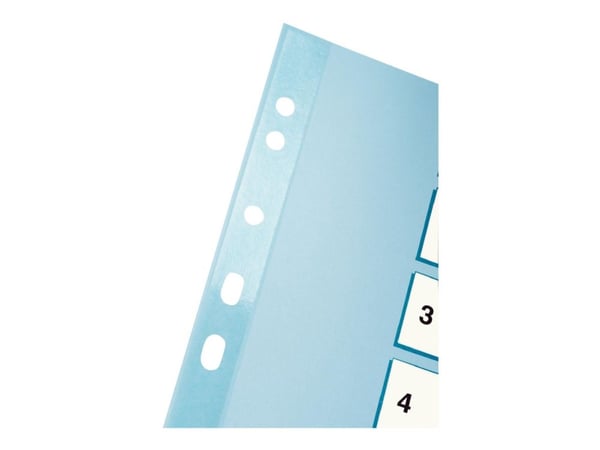 Esselte - Inndeler - 10 deler - fortrykt: 1-10 - for A4 (210 x 297 mm) - med fliker - multifarge