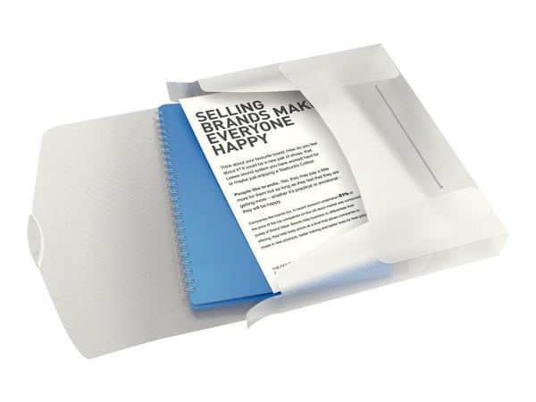 Esselte Folder with elastic VIVIDA 40MM White (624050)