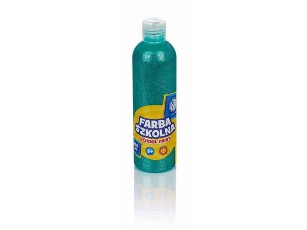 Astra skolemaling 250 ml glitter grønn Astra skolemaling 250 ml glitter grønn