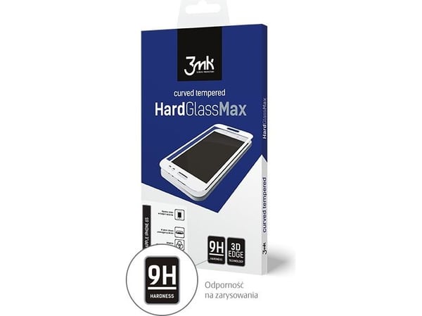3MK Hard Glass Max herdet glass for Apple iPhone 6 Plus hvit