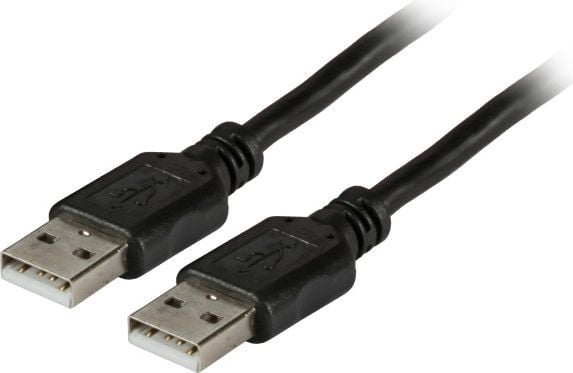 EFB elektronikk K5253SW.1.8, 1,8 m, USB A, USB A, USB 2.0, 480 Mbit/s, sort