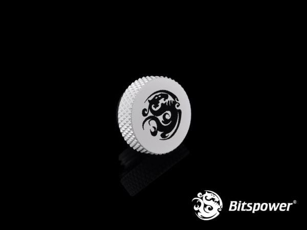 Bitspower-tiivistystulppa G1/4 tuumaa AG - valkoinen
