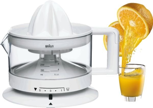 Braun Tribute Collection CJ 3000 - Sitruspresse - 350 ml - 20 W - hvit