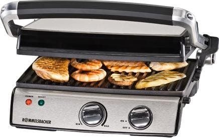 Rommelsbacher KG 2020, Musta, Ruostumaton teräs, Pöydän pinta, 290 x 230 mm, 230 V, 195 mm, 225 mm