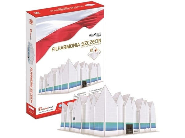 Cubicfun Puzzle 3D Szczecinin filharmonia 98 elementtiä