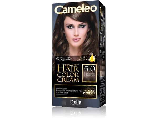 Delia Cameleo HCC Permanentfarge Omega+ nr. 5.0 Lys brun 1 stk