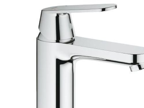 GROHE Eurosmart Cosmopolitan, Baderomsvask, Kran-håndtak, Metall, 1/2", Kromfarget