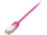 Equip 605587, 0,5 m, Cat6, S/FTP (S-STP), RJ-45, RJ-45, Rosa