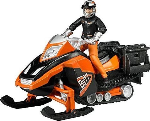 Bruder Snescooter med chauffør og tilbehør legetøj