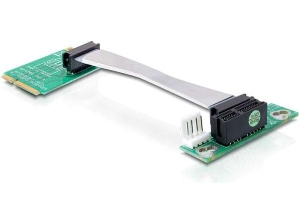 Delock Riser card Mini PCI Express > PCI Express x1 left insertion - Stigekort